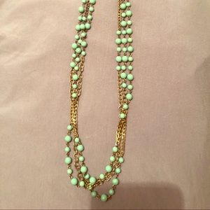 J Crew layered beaded necklace